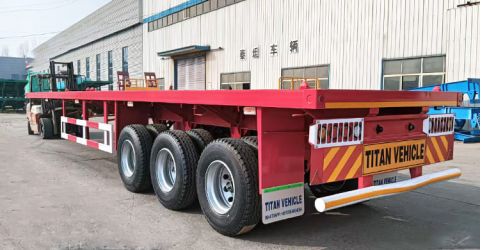 40 Ft Flatbed Trailer will be Sent to Uganda 