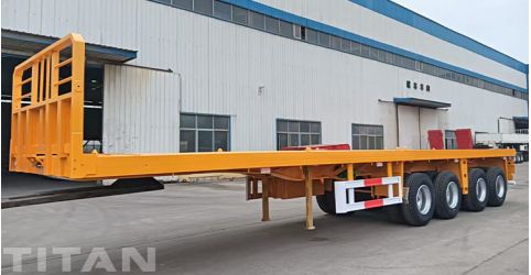 New 4 Axle Flatbed Trailers Will Ship to Uganda