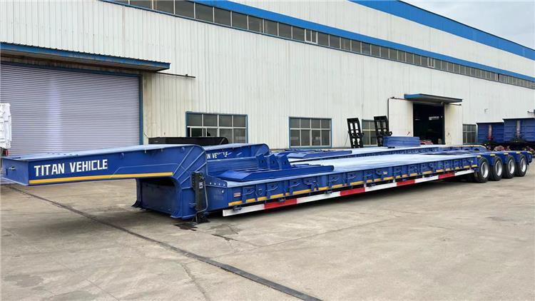 4 Line 8 Axle Low Bed Trailer for Sale In Uganda