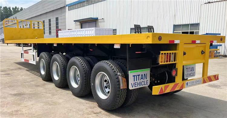 4 Axle 45ft Flatbed Trailer for Sale In Uganda KAMPALA