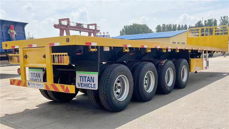 4 Axle 45ft Flatbed Trailer for Sale In Uganda KAMPALA