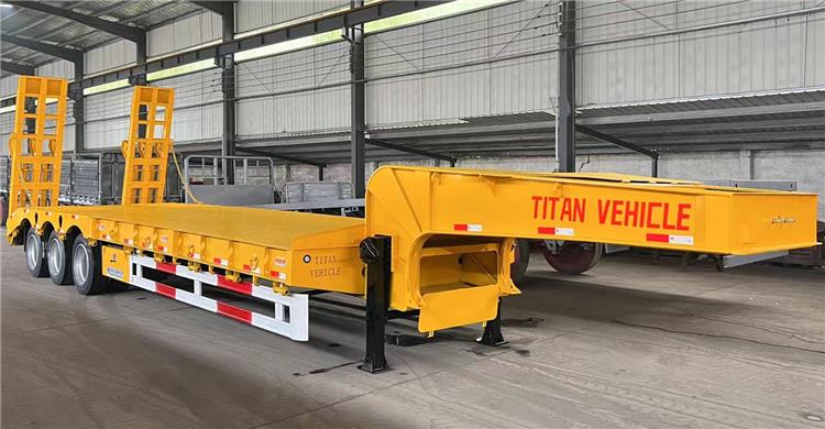 Tri Axle 80 Ton Low Bed Trailer for Sale In Uganda