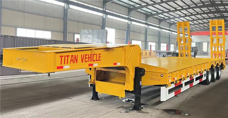 Tri Axle 80 Ton Low Bed Trailer for Sale In Uganda