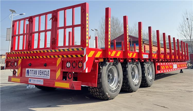 Tri Axle 80 Ton Log Trailer for Sale Near Me In Uganda