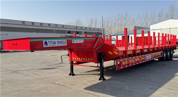 Tri Axle 80 Ton Log Trailer for Sale Near Me In Uganda