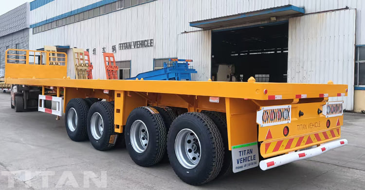 New 4 Axle Flatbed Trailers for Sale in Uganda