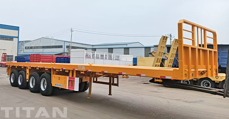 New 4 Axle Flatbed Trailers for Sale in Uganda
