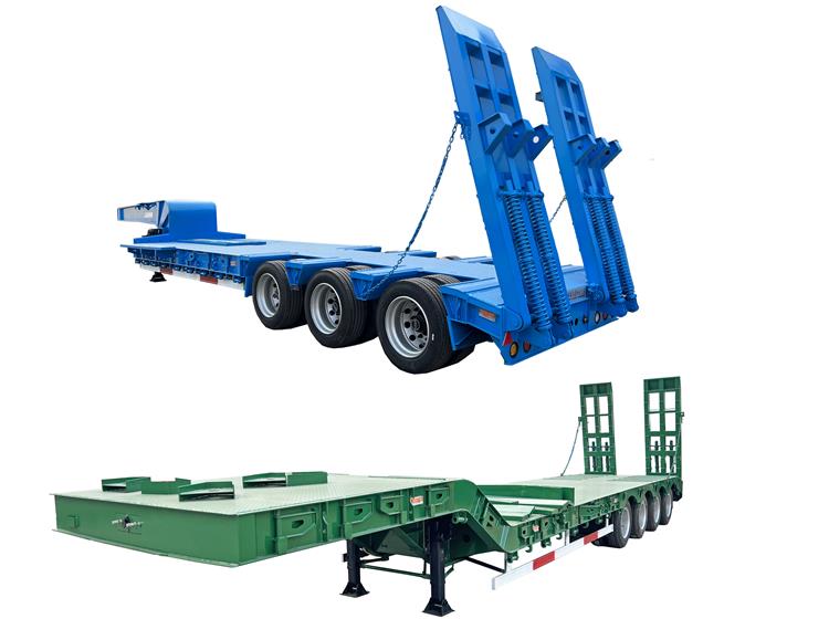 2023 Bestselling 40 Feet Low Bed Trailer for Sale in Uganda