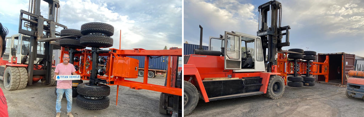 40ft Skeleton Trailer Uganda Applications