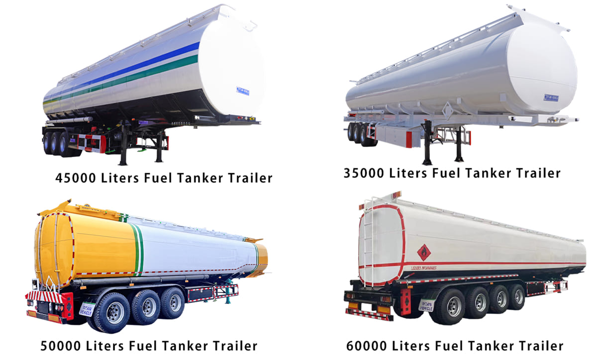 How Many Litres Does Fuel Tanker Trailer for Sale in Uganda Hold?