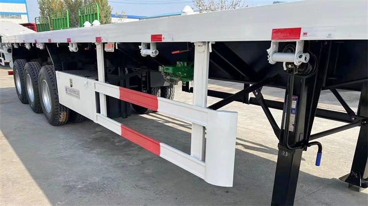 40 ft Flatbed Trailer for Sale in Uganda | 3 Axle Flatbed Trailer Prices Manufacturer