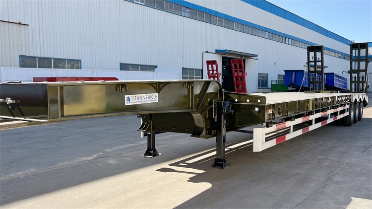 80 Ton Low Bed Truck Trailer for Sale Price In Uganda Kira