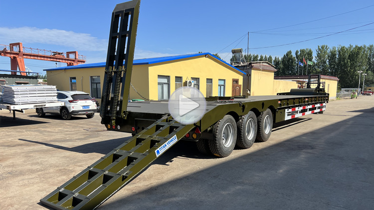 80 Ton Low Bed Truck Trailer for Sale Price In Uganda Kira