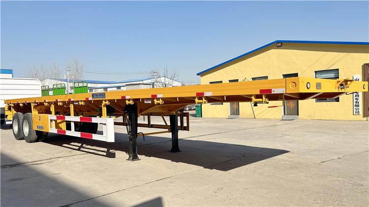 40 foot Flat Deck Trailer Price In Uganda | China Container Semi Trailer