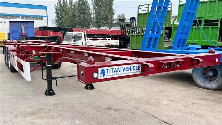 Container Skeletal Trailer for Sale In Uganda | 40 ft Skeleton Semi Trailer
