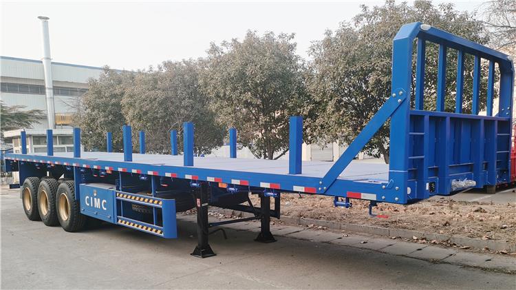 CIMC 40 foot Flatbed Tractor Semi Trailer for Sale In Uganda