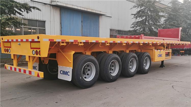 CIMC Flatbed Container Semi Trailer for Sale In Uganda, Kampala | CIMC Vehicle
