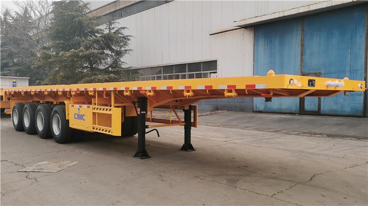CIMC Flatbed Container Semi Trailer for Sale In Uganda, Kampala | CIMC Vehicle