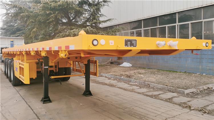CIMC Flatbed Container Semi Trailer for Sale In Uganda, Kampala | CIMC Vehicle