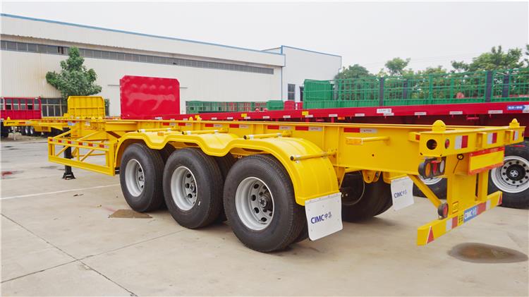 CIMC Semi Trailer | 40 ft Container Skeleton Trailer for Sale In Uganda