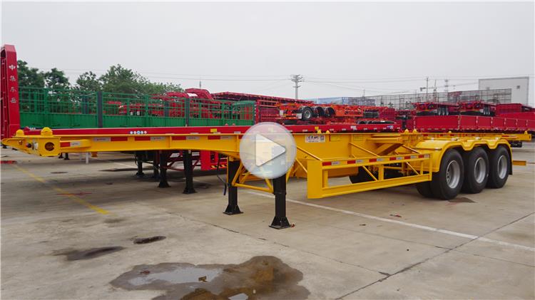 CIMC Semi Trailer | 40 ft Container Skeleton Trailer for Sale In Uganda