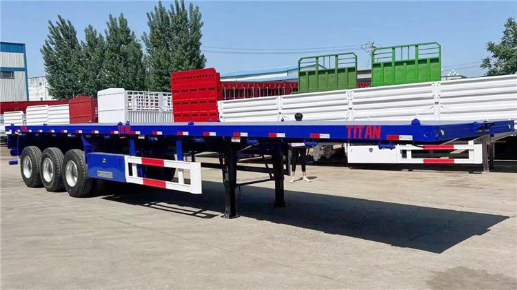 Triple Axle Platform Semi Trailer Price In Uganda
