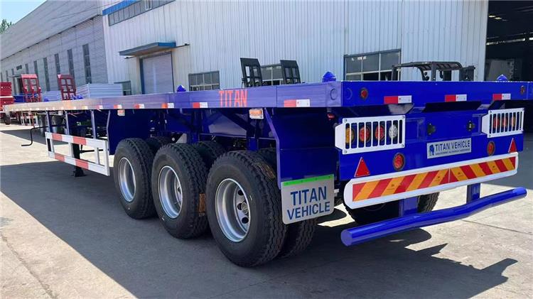 Triple Axle Platform Semi Trailer Price In Uganda