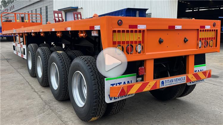 Flatbed Container Truck Trailer for Sale in Uganda