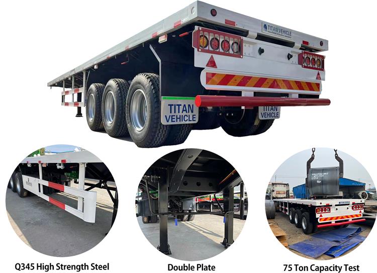 Triple Axle Flatbed Trailer Price In Uganda