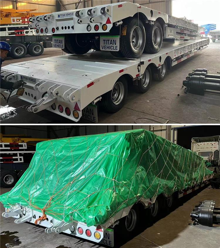 Tri Axle Low Loader Truck for Sale In Uganda Kampala