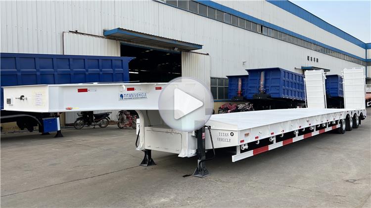 Tri Axle Low Loader Truck for Sale In Uganda Kampala