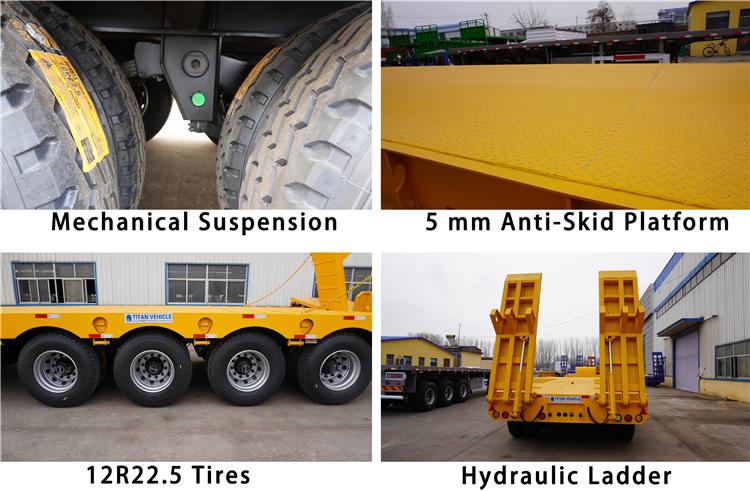 4 Axle Low Loader Trailer for Sale in Uganda