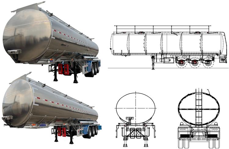 45000 Litres Aluminum Tanker for Sale In Arua
