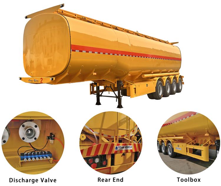 Fuel Tanker Semi Trailers for Sale In Uganda Kampala