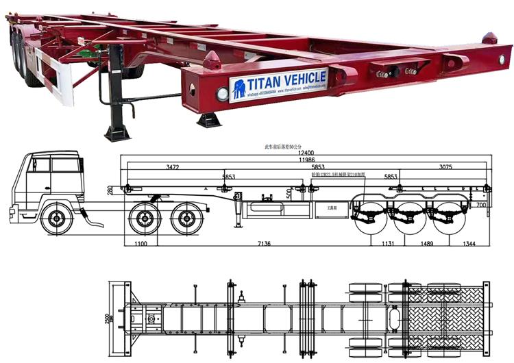 40 foot Container Chassis Price In Kampala | Container Semi Trailer Price In Uganda