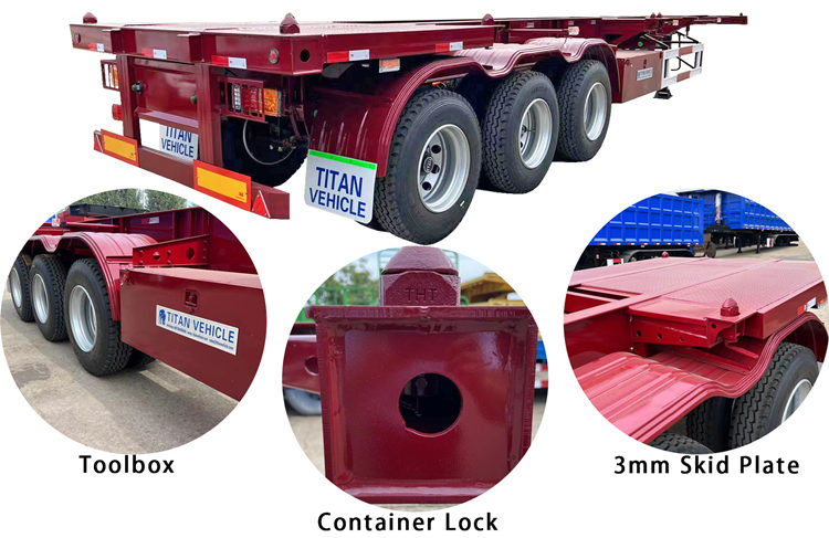 40 foot Container Chassis Price In Kampala | Container Semi Trailer Price In Uganda