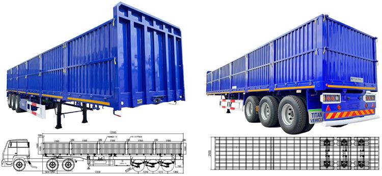 60 Ton Sideboard Trailer for Sale In Uganda Kampala