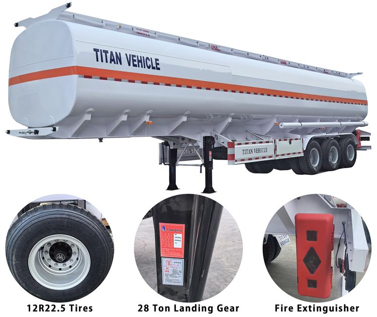 45000 Liters Oil Tanker Trailer for Sale In Uganda