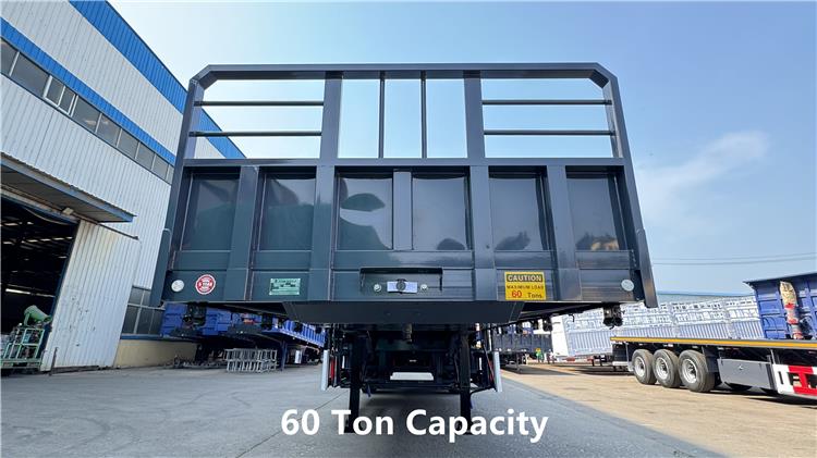 Tri Axle 40 ft Container Transport Platform Semi Trailer for Sale In Uganda
