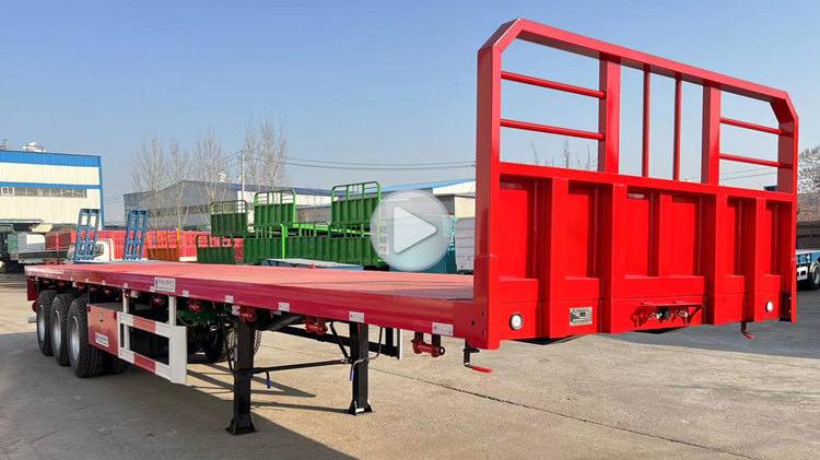 tri axle 40ft flatbed trailer for sale