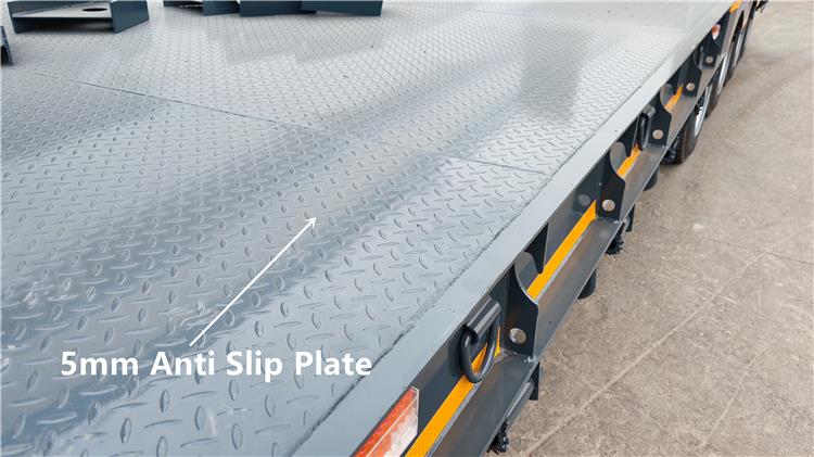 4 Axle 100 T Lowbed Trailer for Sale In Uganda Ugjin
