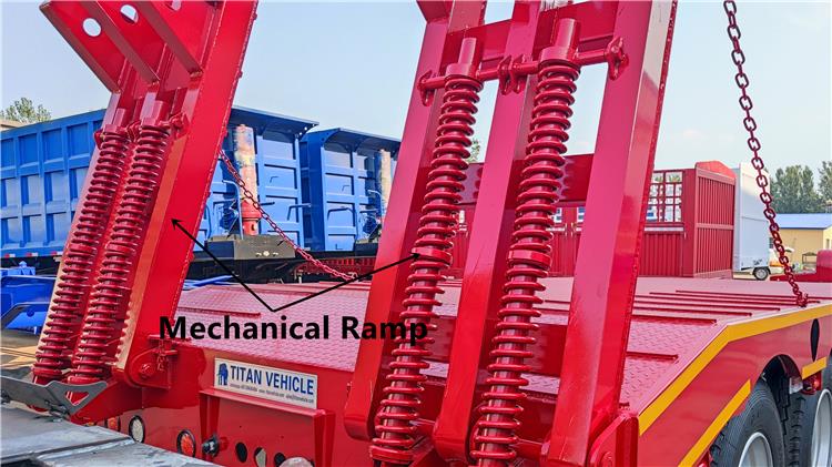4 Axle Low Loader Truck Trailer for Sale In Uganda
