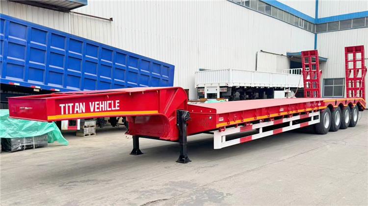4 Axle Low Loader Truck Trailer for Sale In Uganda