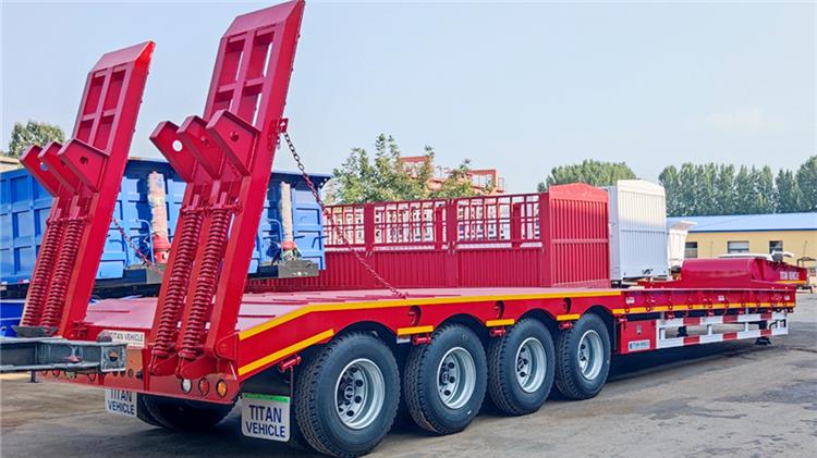 4 Axle Low Loader Truck Trailer for Sale In Uganda