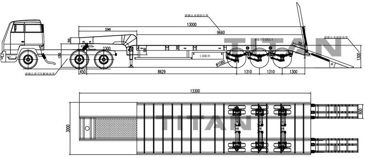 3 Axle Hydraulic Low Bed Trailer Manufacturer In Uganda