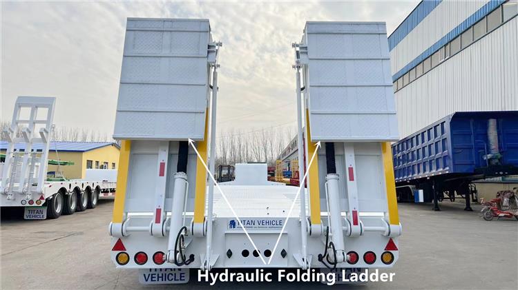 Tri Axle Low Loader Truck for Sale In Uganda Kampala