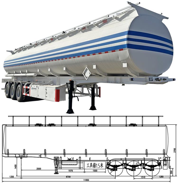 45000 Liters Fuel Tanker Semi Trailer Price In Uganda