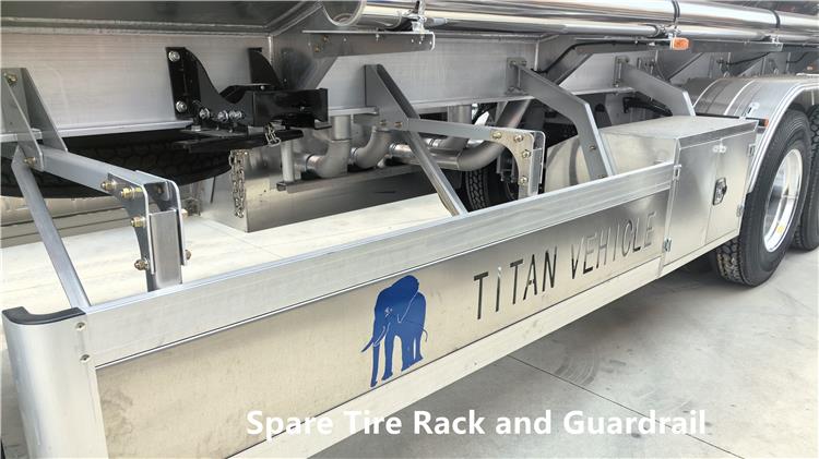 2 Axle Aluminum Tanker Trailer for Sale In Uganda
