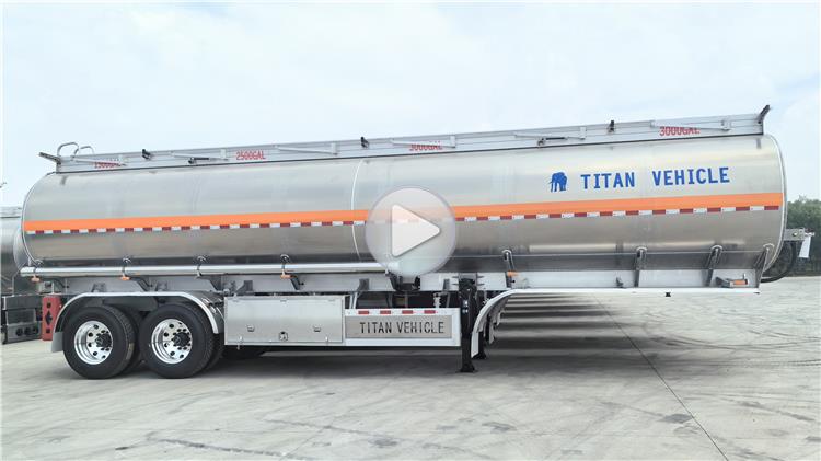 2 Axle Aluminum Tanker Trailer for Sale In Uganda