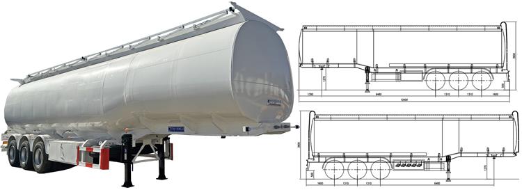 40000Litres Palm Oil Tanker Trailer Price Cost for Sale In Uganda